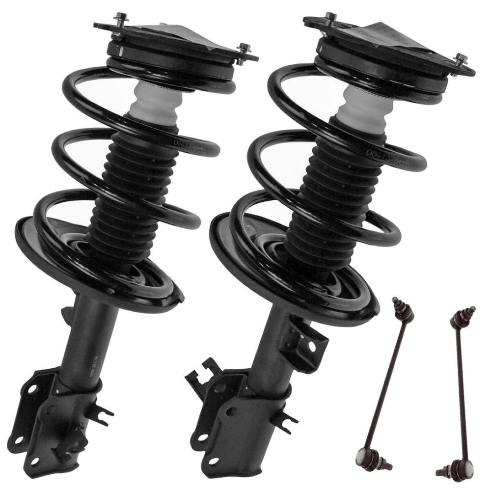 4 Piece Suspension Kit Loaded Complete Strut Assemblies Sway Bar End Links