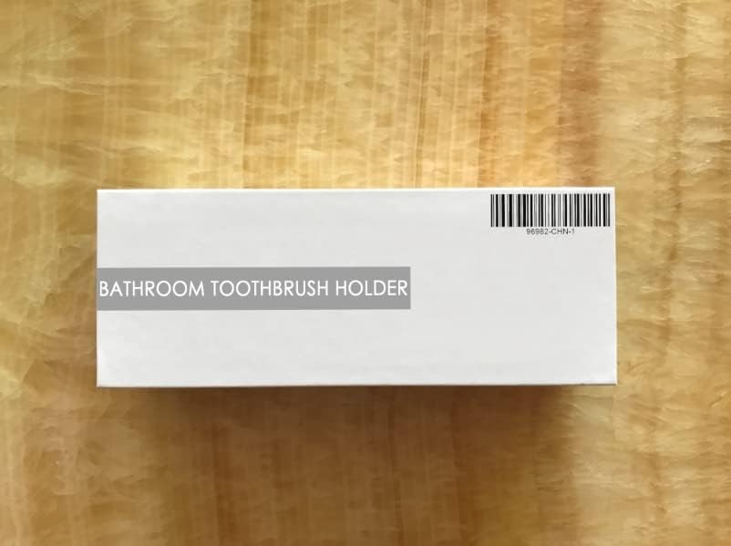 MIMORE Toothbrush Holder, 5 Toothbrush Slots & Timer Function, Cordless Wall Mou