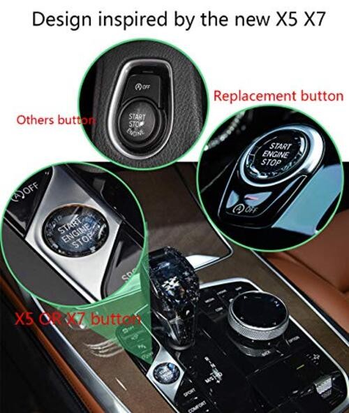 Crystal Style Engine Start Stop Switch Ignition Button fit F or G Chassis