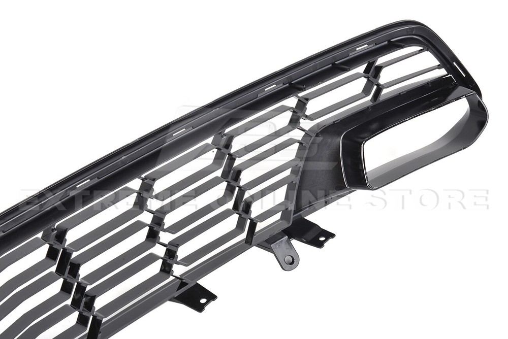 For 14-19 Corvette C7 With Camera | Z06 PAINTED CARBON FLASH Front Bumper Grille