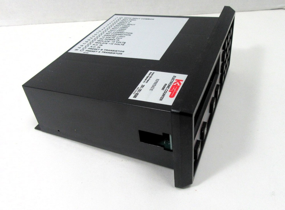 NEW KEPTROL KEP ELECTRONIC COUNTER PROGRAMMABLE RATEMETER MODEL KP8B3A1E
