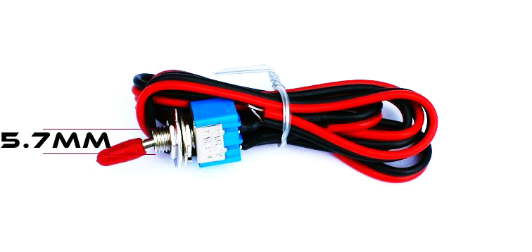 (2) SECURITY ALARM PRE-WIRED ON/OFF MINI TOGGLE SWITCH - SHIPS SAME DAY!