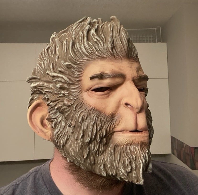 Rubber Monkey Mask - Brand New