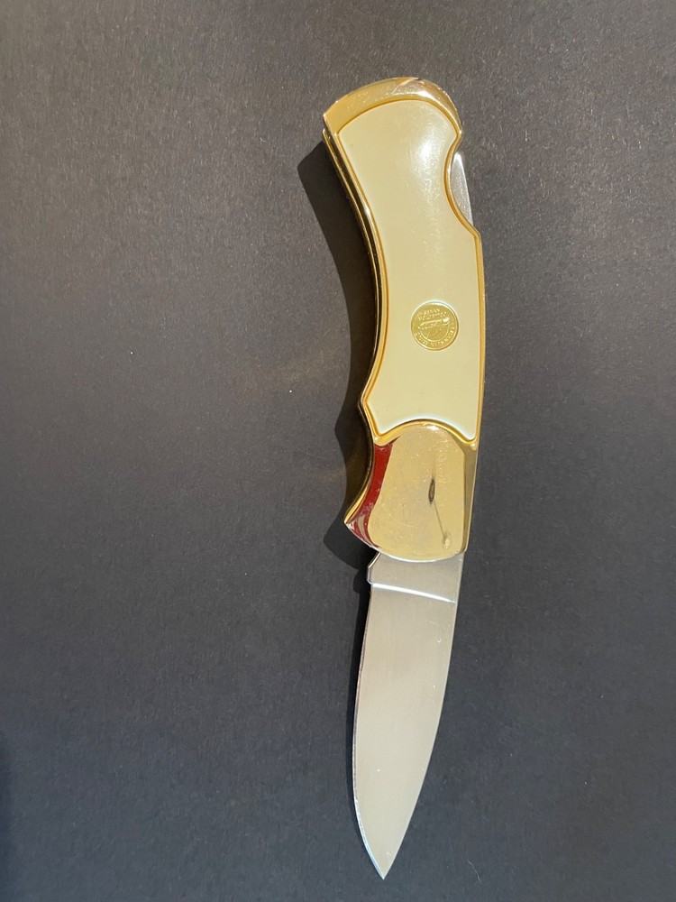 Franklin Mint Folding Collector Knife, Duck Pattern, Mallard