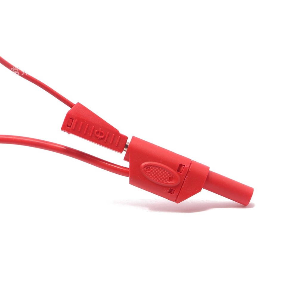 10pc 4mm Stackable Banana Plugs - Fully Insulated Multimeter Test Leads