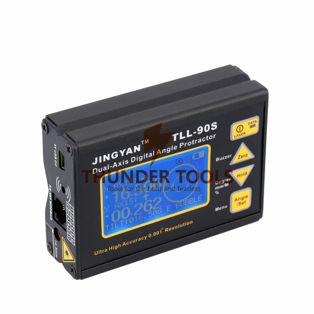 Thunder Tools TLL-90S Super High Precision Angle Meter Professional Dual-axis