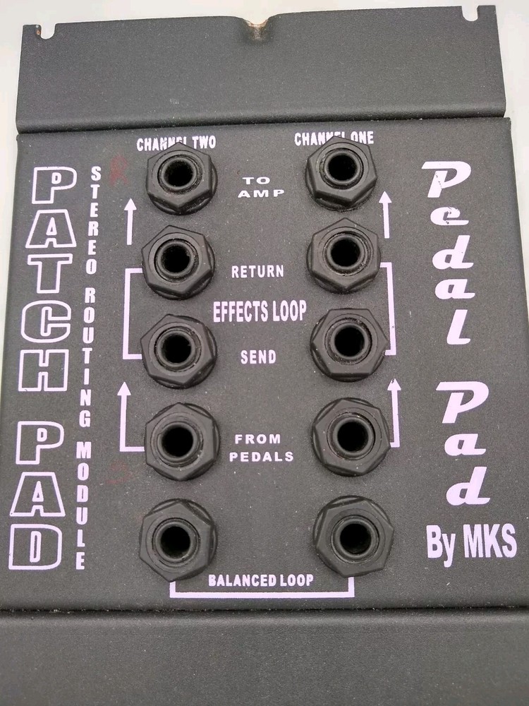 Patch Pad Stereo Routing Module Pedal Pad By MKS