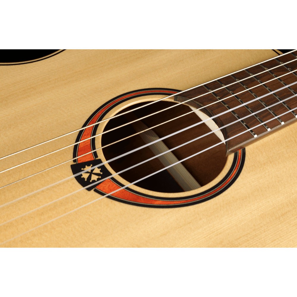 Lag TN70A-NAT Classical Guitar 2023 Solid Spruce Top Nylon Auditorium-Style