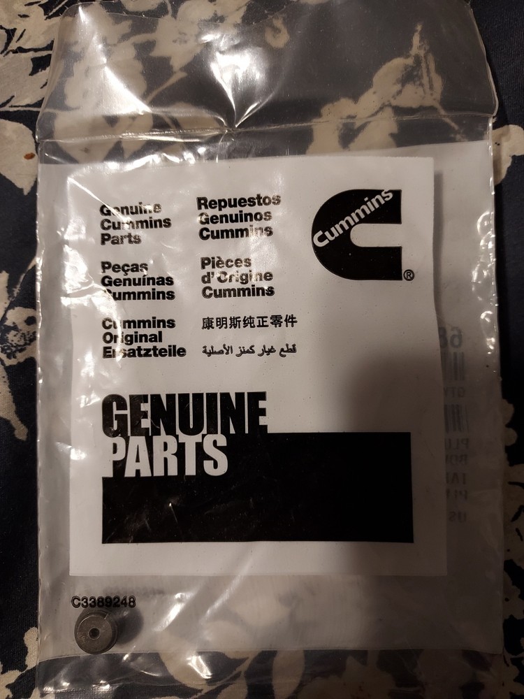 Cummins 68193 Pipe Plug NEW