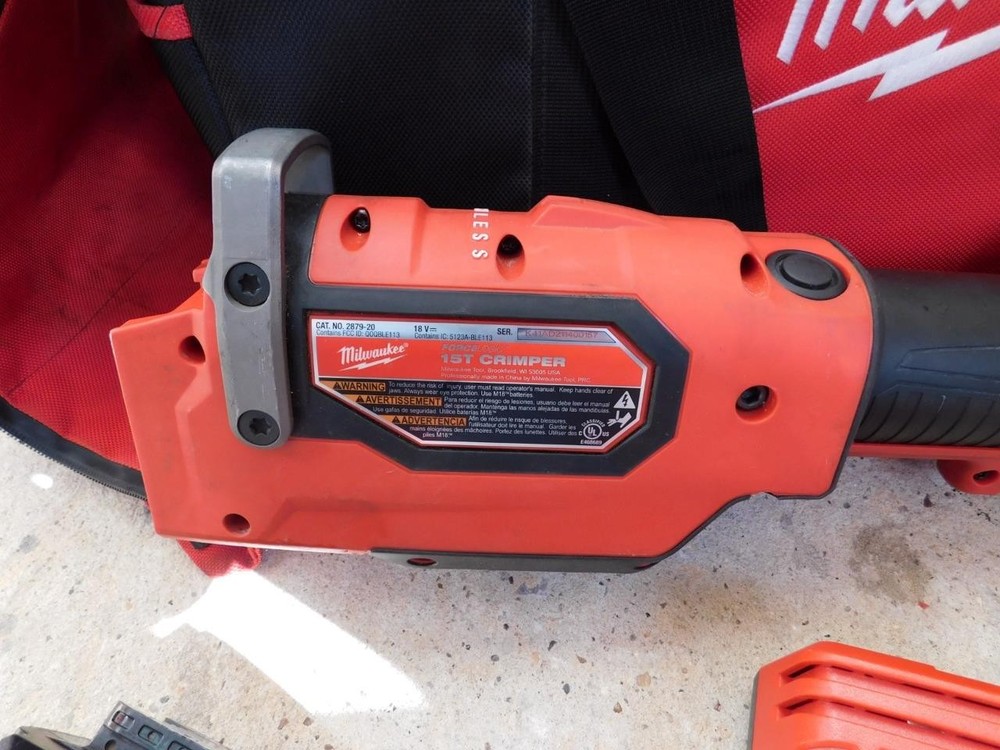 MILWAUKEE 15T CRIMPER 2879-20 CRIMPING TOOL