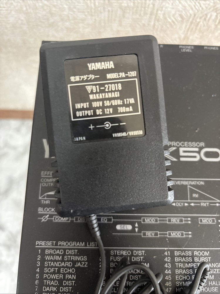 YAMAHA FX500 SIMUL-EFFECT PROCESSOR Guitar Effect TESTED JAPAN