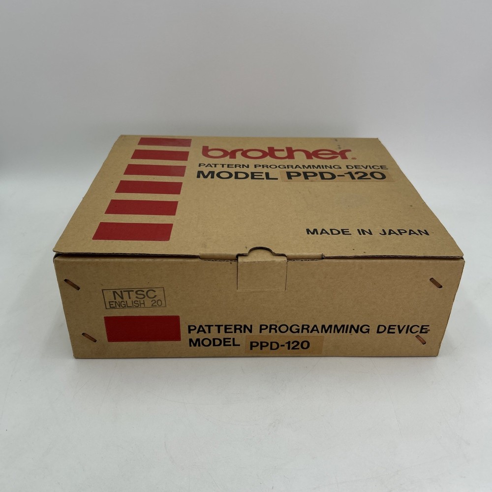 Brother PPD-120 KnitKing Pattern Programming Device Machine Cartridge III Boxed