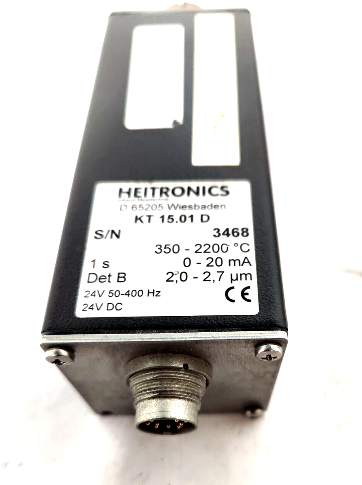 Heitronics Pyrometer Detector KT15.01 D 24VDC USED