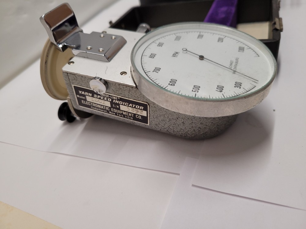 Check-Line Yarn Speed Indicator w/ Manual and Case WORKS