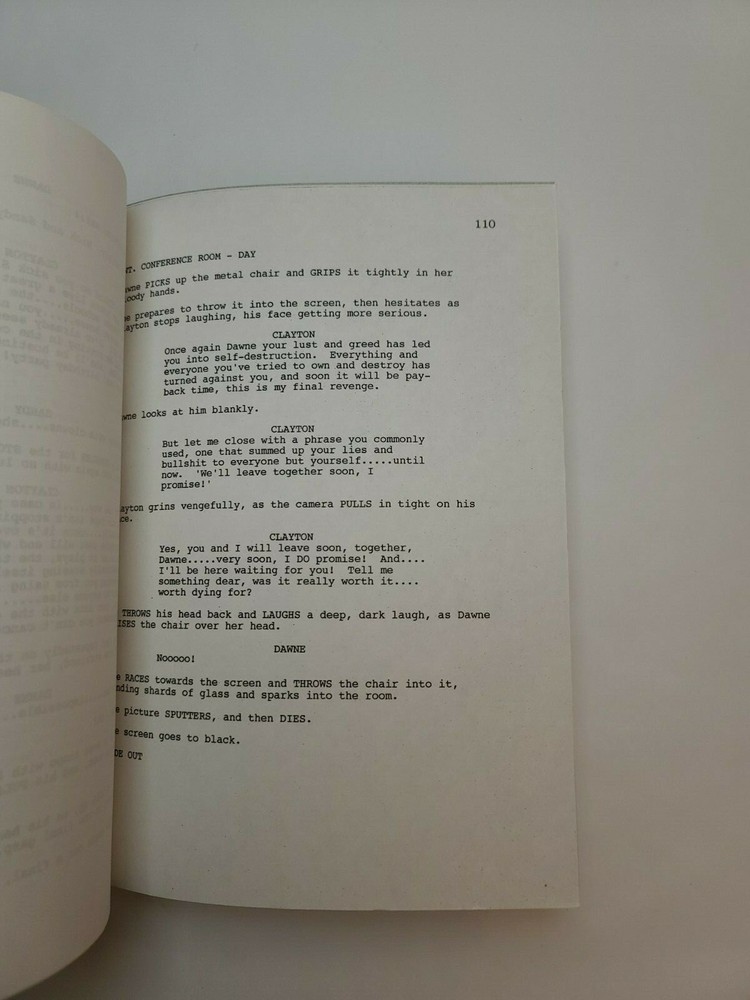 WORTH DYING FOR / Eric Swelstad 1990's Unproduced Movie Script Screenplay