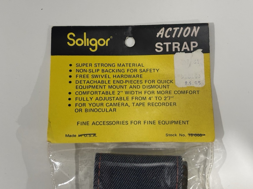 VTG SOLIGOR Camera Binocular Adjustable Strap 31-48” NOS