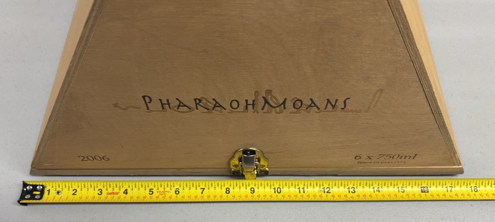 Pharaoh Moans 2006 6 Bottle Wine Holder