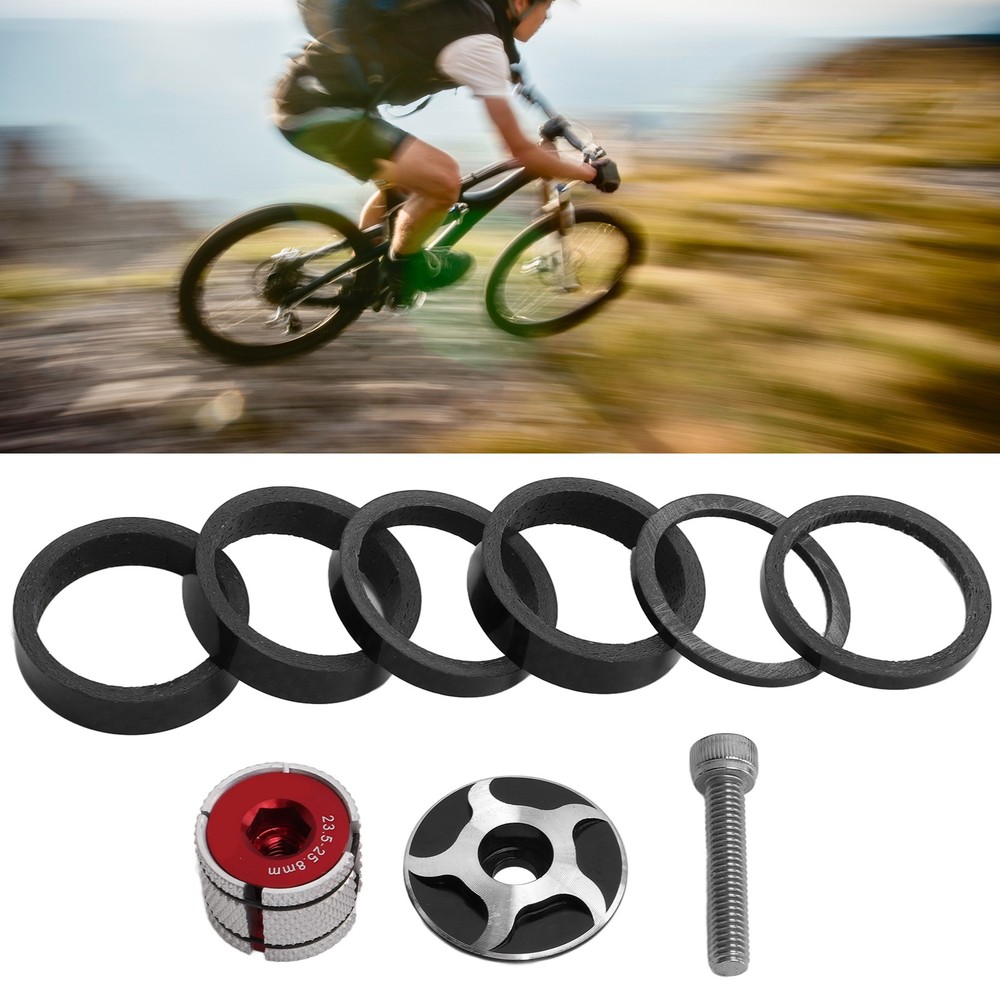CANSUCC Bicycle Headset Spacer Set with Stem Top Cap and Headset Expander Plug