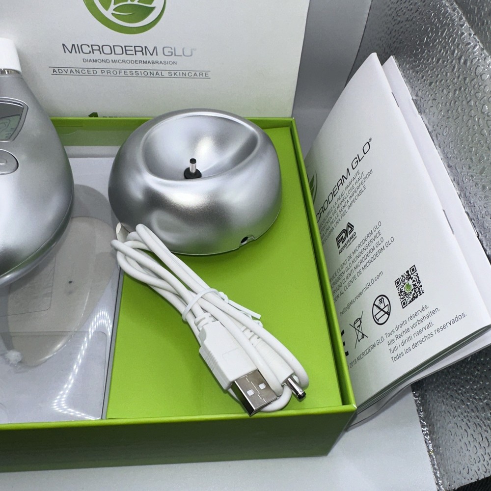 Microderm GLO Diamond Microdermabrasion Machine and Suction Tool open box