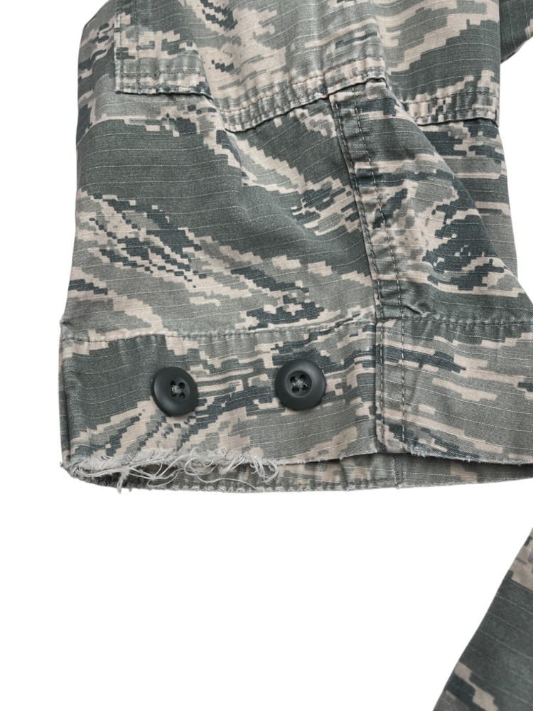 Air Force Men Utility Coat BDU Digital Camo Jacket Ripstop 44S