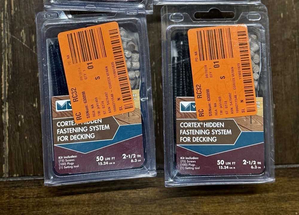Veranda Cortex Hidden Fastening System For Decking / Brown