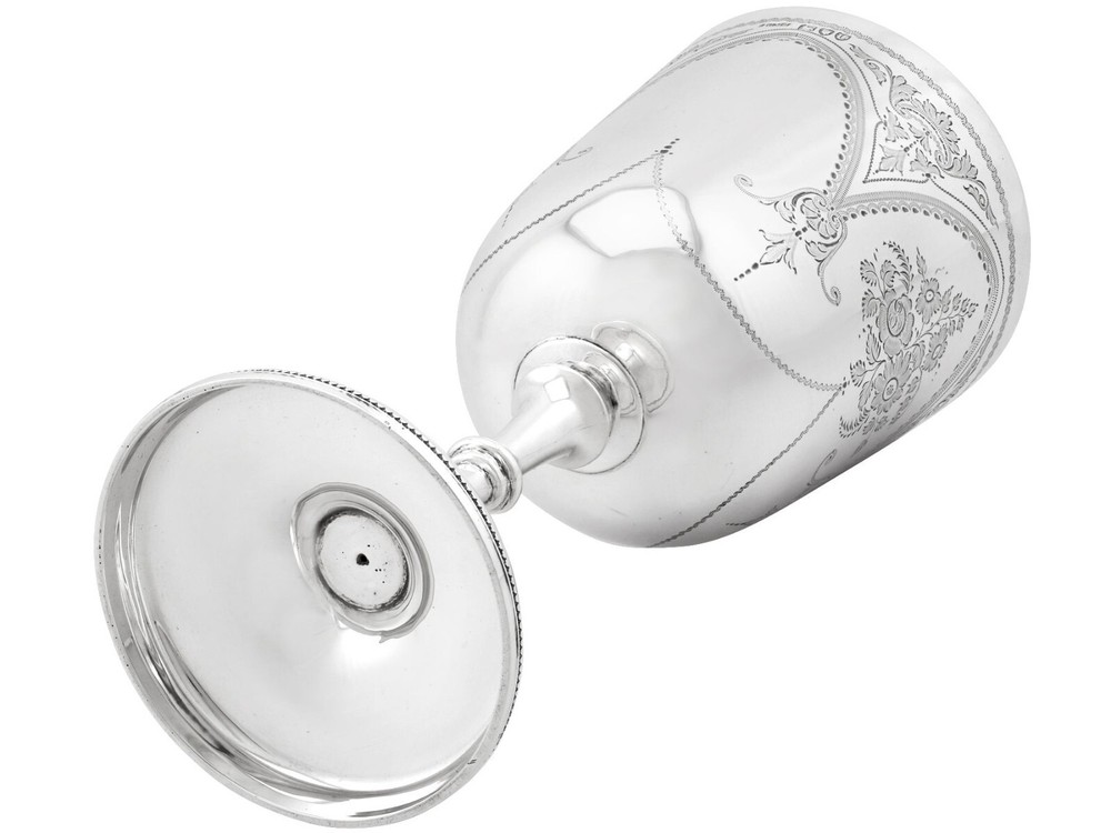 Antique Victorian Sterling Silver Goblet (1895)