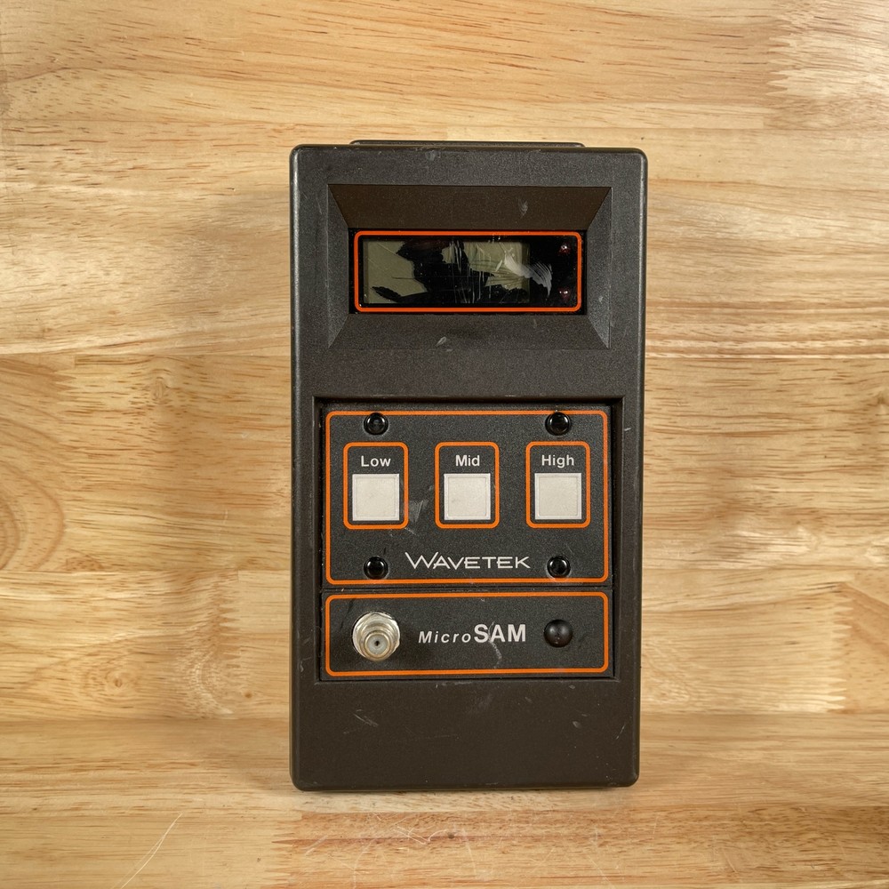 Wavetek Microsam Black Digital Display Handheld Catv Signal Level Meter Only