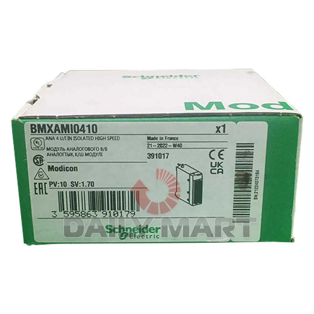 New In Box SCHNEIDER BMXAMI0410 Analog Input Module