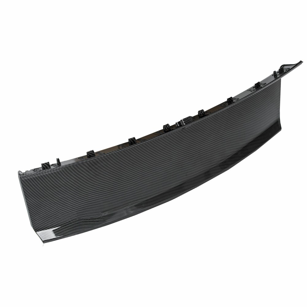 Carbon Fiber Pattern Trunk Panel Decklid Trim Cover For 2015-23 Ford Mustang GT