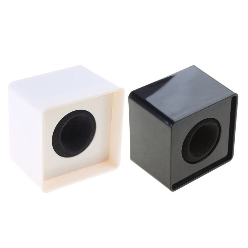 Cube Square Box Microphone Logos TV Station Flags Portable Holder