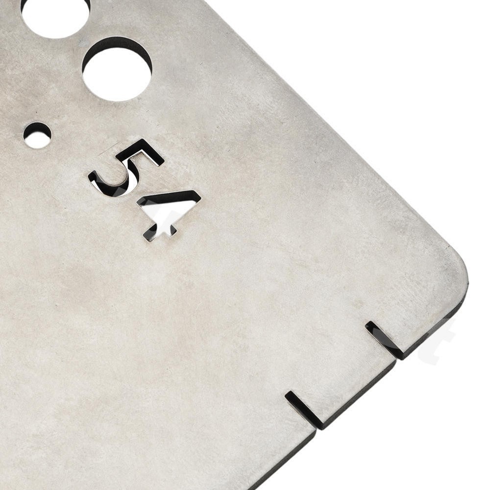 US For Guitar String Through Drilling & Fitting Ferrules Drilling Guide Template