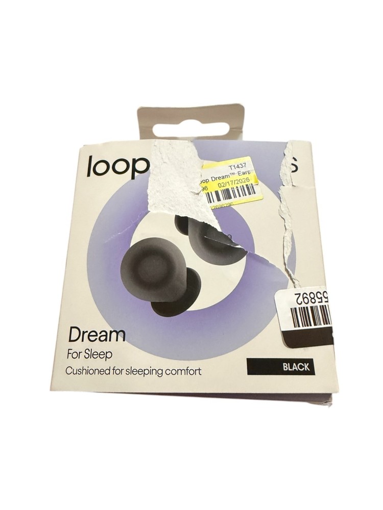 Loop Dream™ Earplugs for Deep Sleep, Napping and Snoring - Black