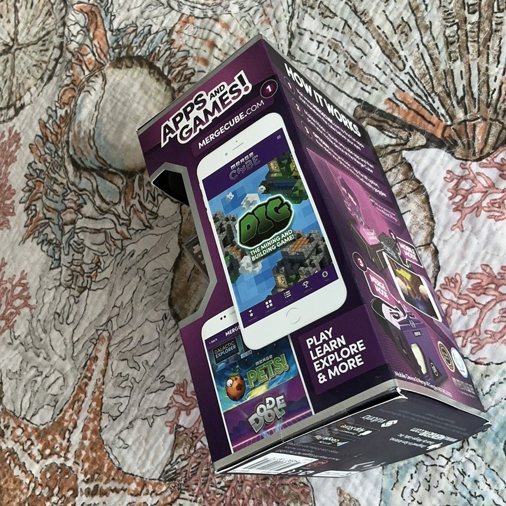 Merge Cube AR/VR Hologram Toy - Interactive Apps & Mobile Mode