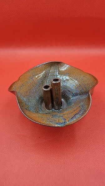 Classic 3 Steam Wavy stoneware ceramic studioPottery vase