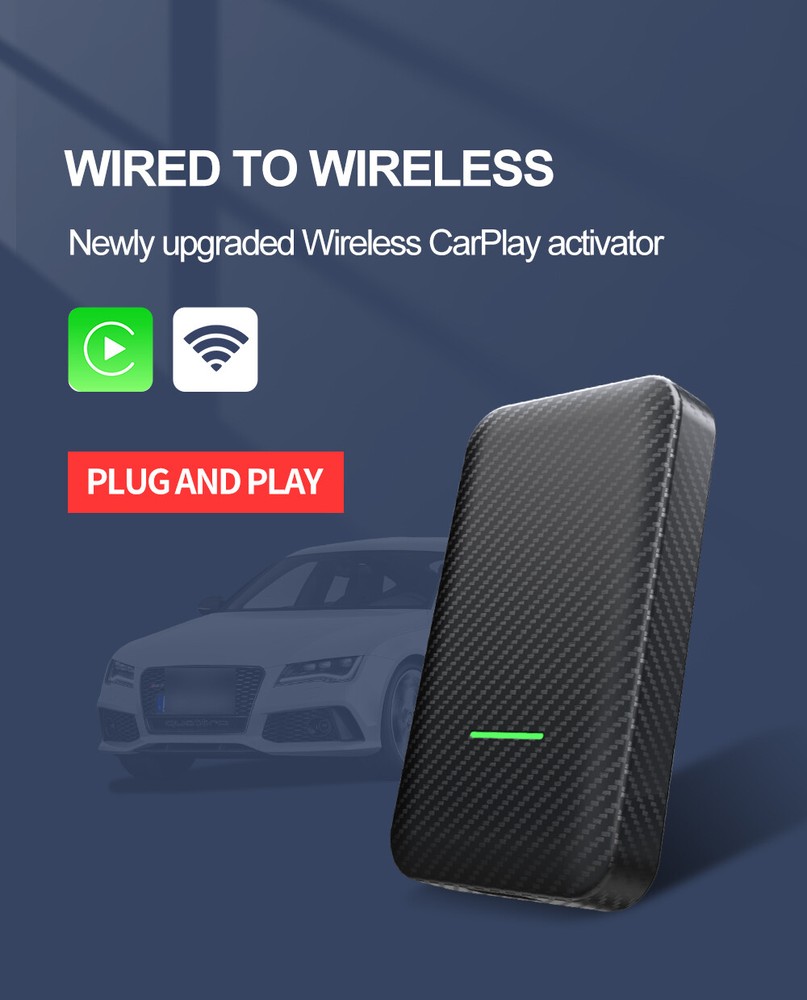 4.0 Wireless Android Auto Adapter For CarPlay Apple IOS Android Auto