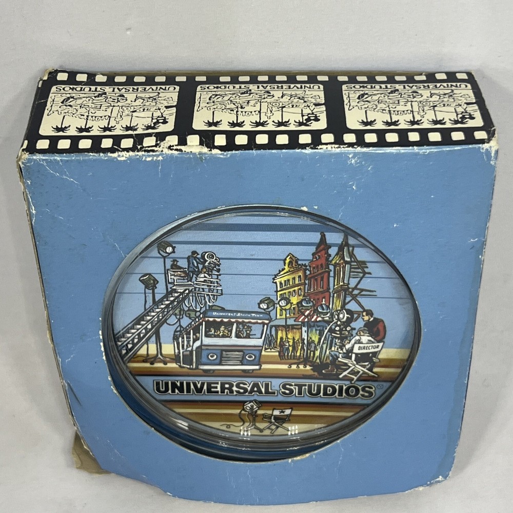 Universal Studios - Coasters - Souvenirs - Acrylic - 4Pcs