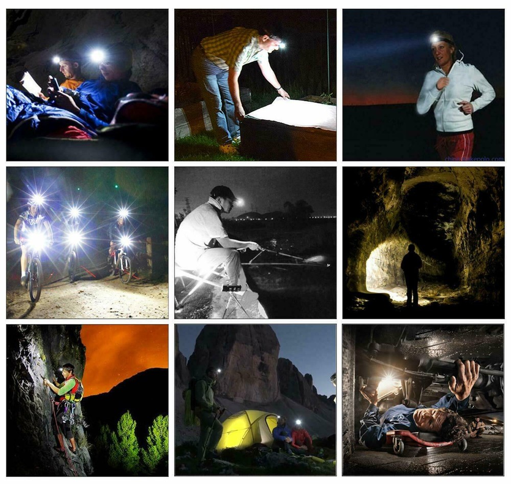 Super Bright 7 LED Headlamp Headlight Flashlight Head Torch