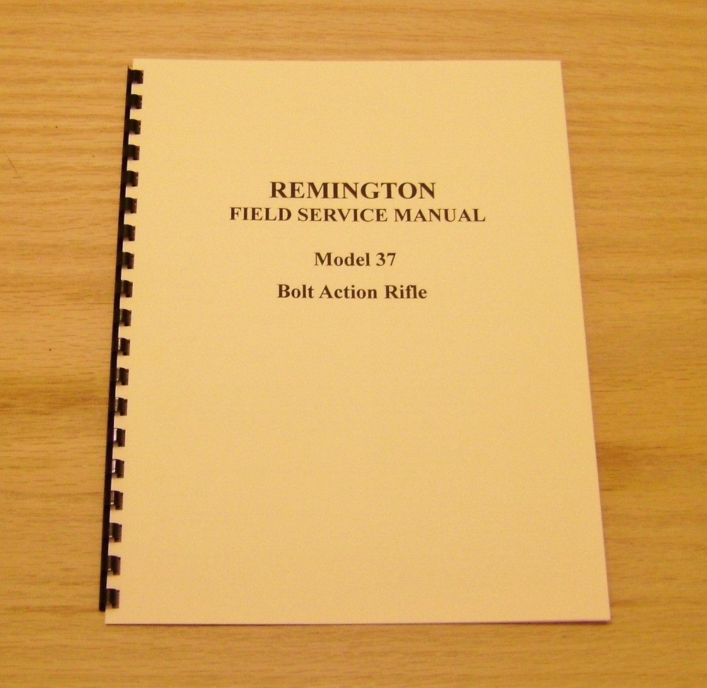 Remington Field Service Manual Model 37 Gunsmith - #12