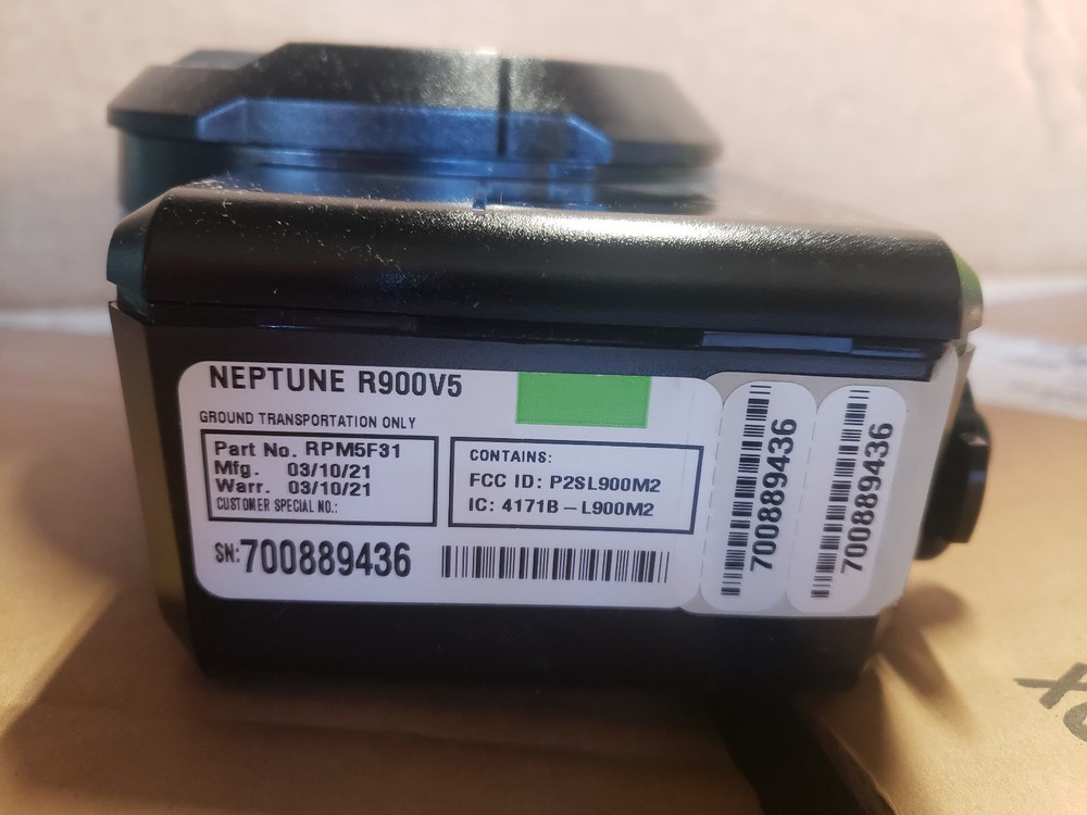 Neptune ProCoder R900i V5 4" Water Meter Register RPM5F31 – New Open Box
