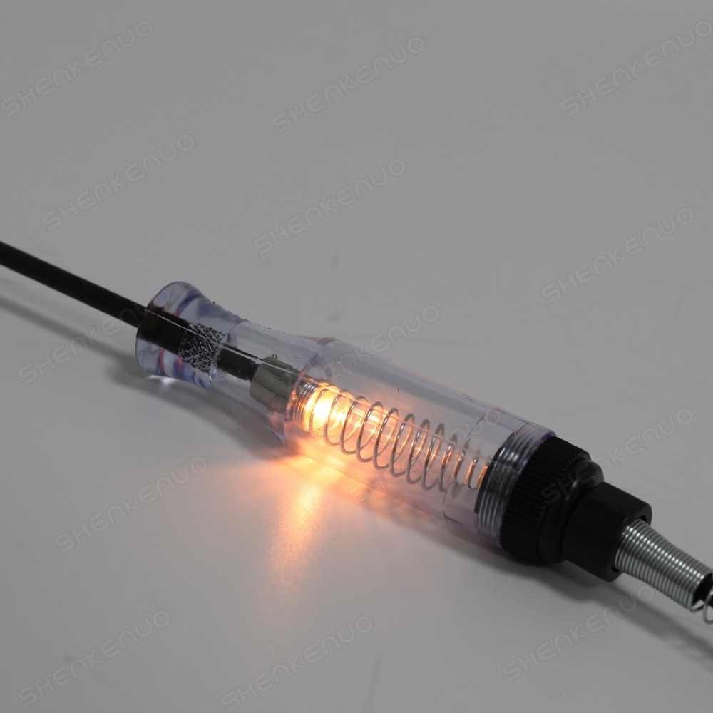 Wire Piercing DC Voltage Circuit Tester 6-24V 12V Hook Probe Tester Test Light