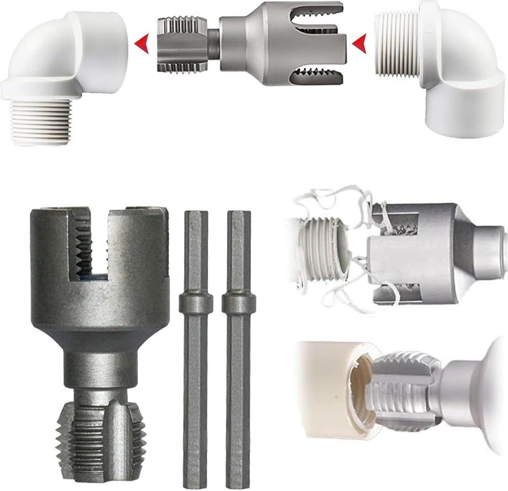 2025 New Pipe Thread Cutting Tool，Integrated Internal & External Pipe Threadi...