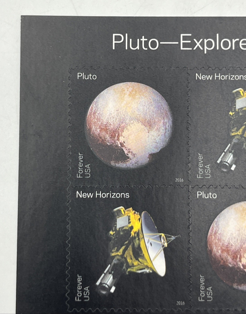 Mint NH US Scott #5077-5078 Forever Pluto Explored Souvenir Sheet