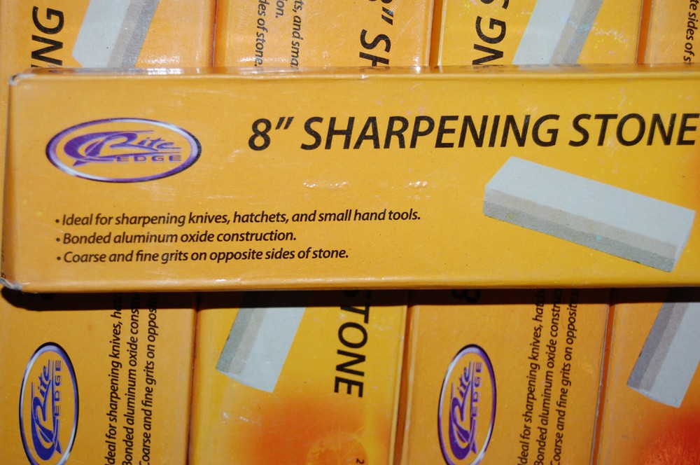 5pcs 8” sharpening stone bonded aluminum oxide see description broken chipped