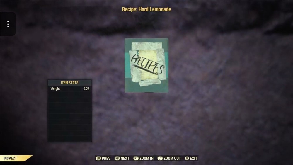 (Xbox) Hard Lemonade Recipe