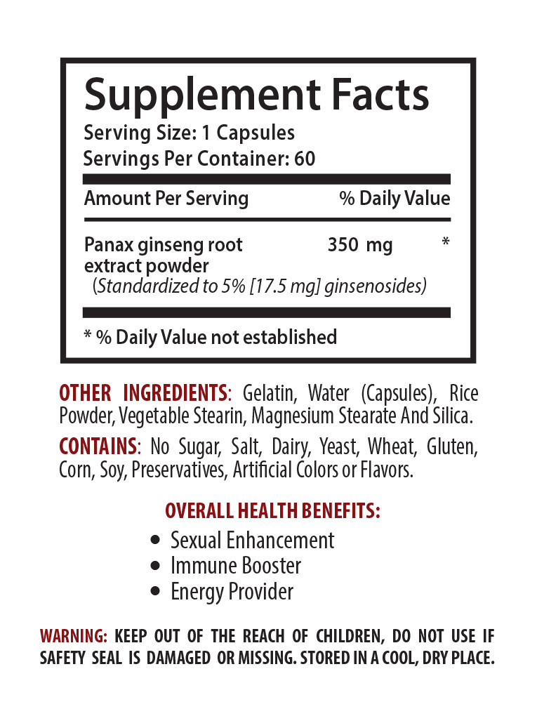 Libido increase - NONI – KOREAN GINSENG COMBO - noni tablets