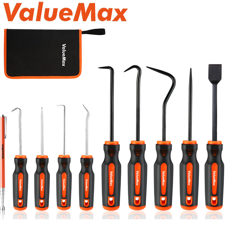 ValueMax 10PCS Precision Hook and Pick Set with Scraper Removal Puller Hooks Set