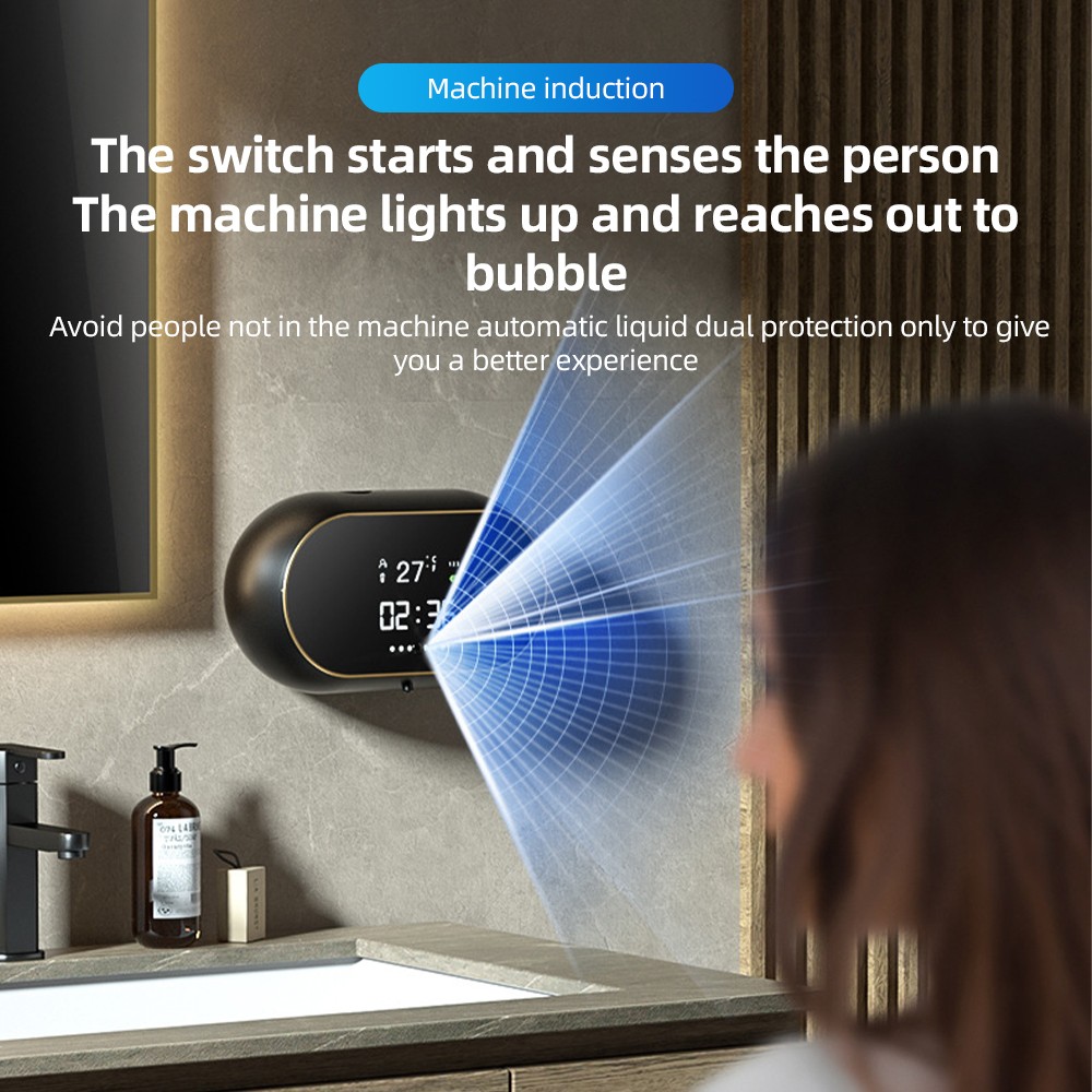Automatic Foaming Hand Dispenser Touchless Wall Mount Upgrade Horizontal