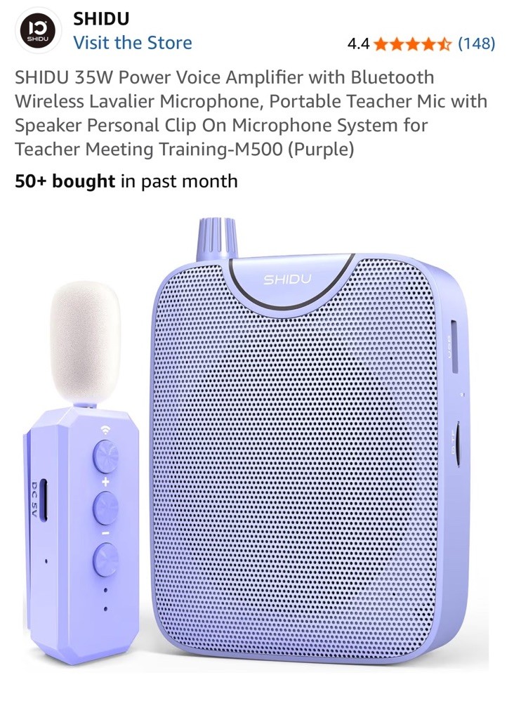SHIDU S268 Voice Amplifier Speaker Microphone Portable System