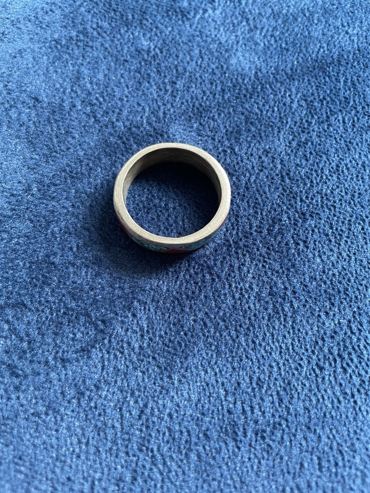 Sterling Silver Southwest USA Zig Zag Ring