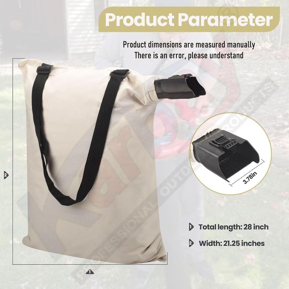 Efficient Leaf Collection Bag 127-7040 for Toro Models - Reinforced & Spacious